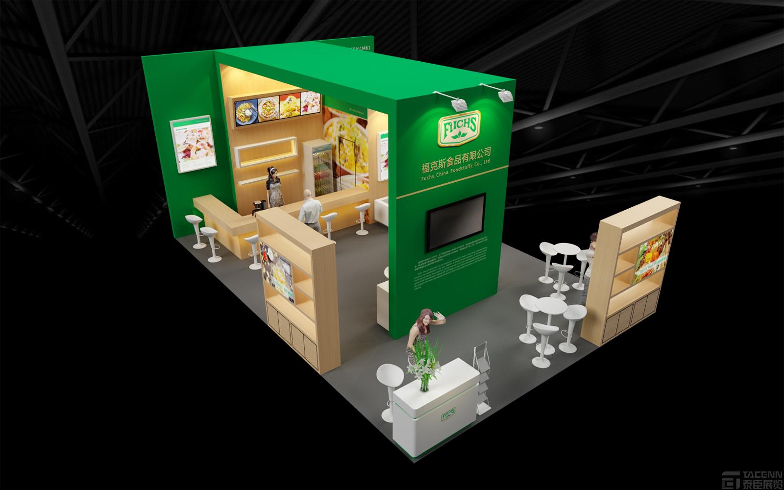 上海福克斯食品展臺設(shè)計(jì)
