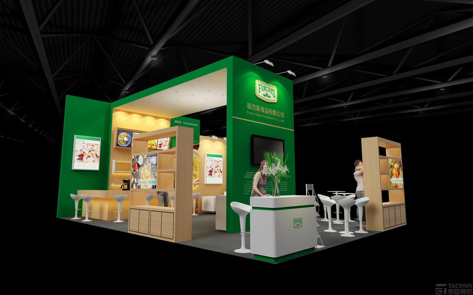 上海福克斯食品展臺設(shè)計(jì)