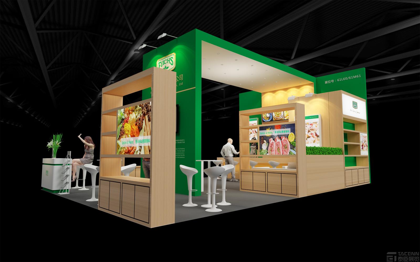上海福克斯食品展臺設(shè)計(jì)
